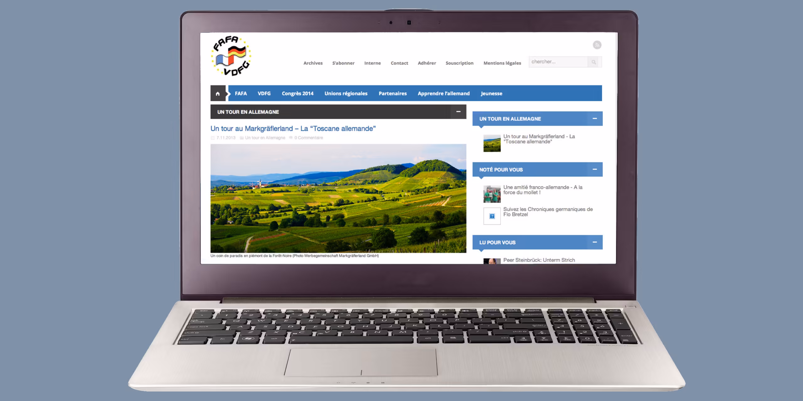 …notre nouveau site