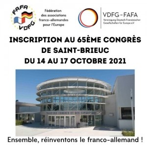 Inscription au 65ème congrès (1)